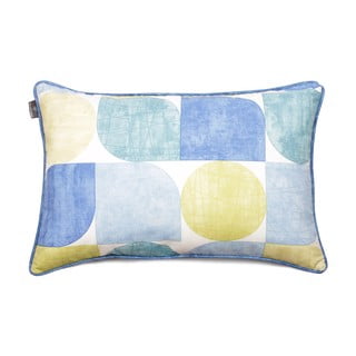 Față de pernă WeLoveBeds Circles Blue And Green, 40 x 60 cm