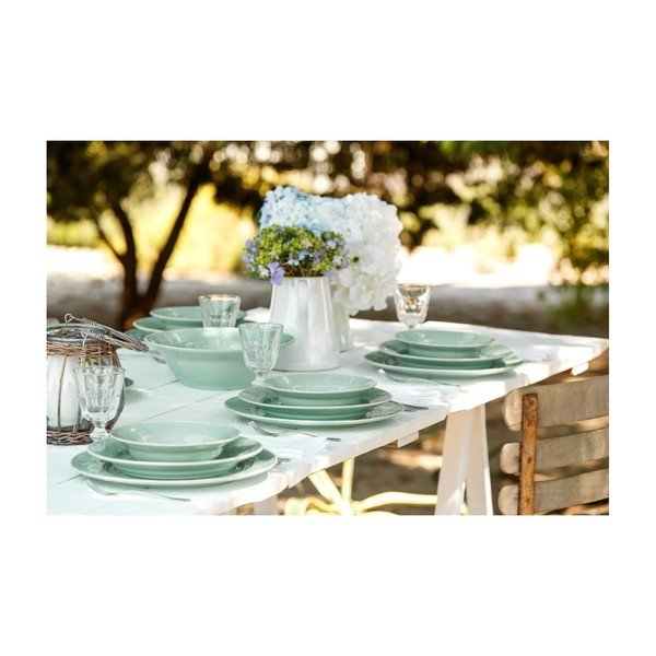 Farfurie ceramică Astoria 21 cm, mentă-image-1