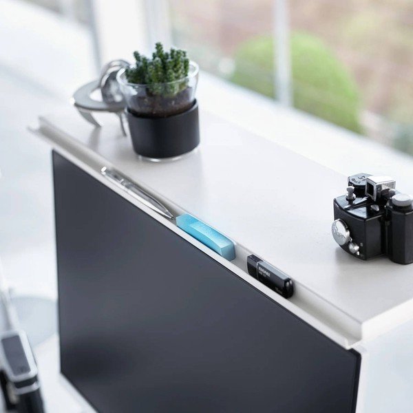 Suport pentru monitor alb din metal Tower – YAMAZAKI-image-4