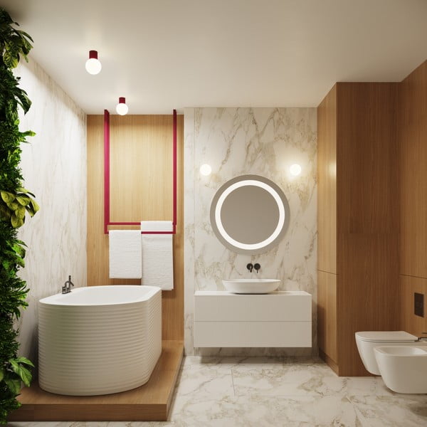 Plafonieră burgundy cu abajur din sticlă ø 12 cm Orbital – Sollux-image-4