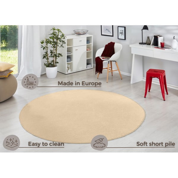Covor bej rotund ø 200 cm Fancy – Hanse Home-image-4