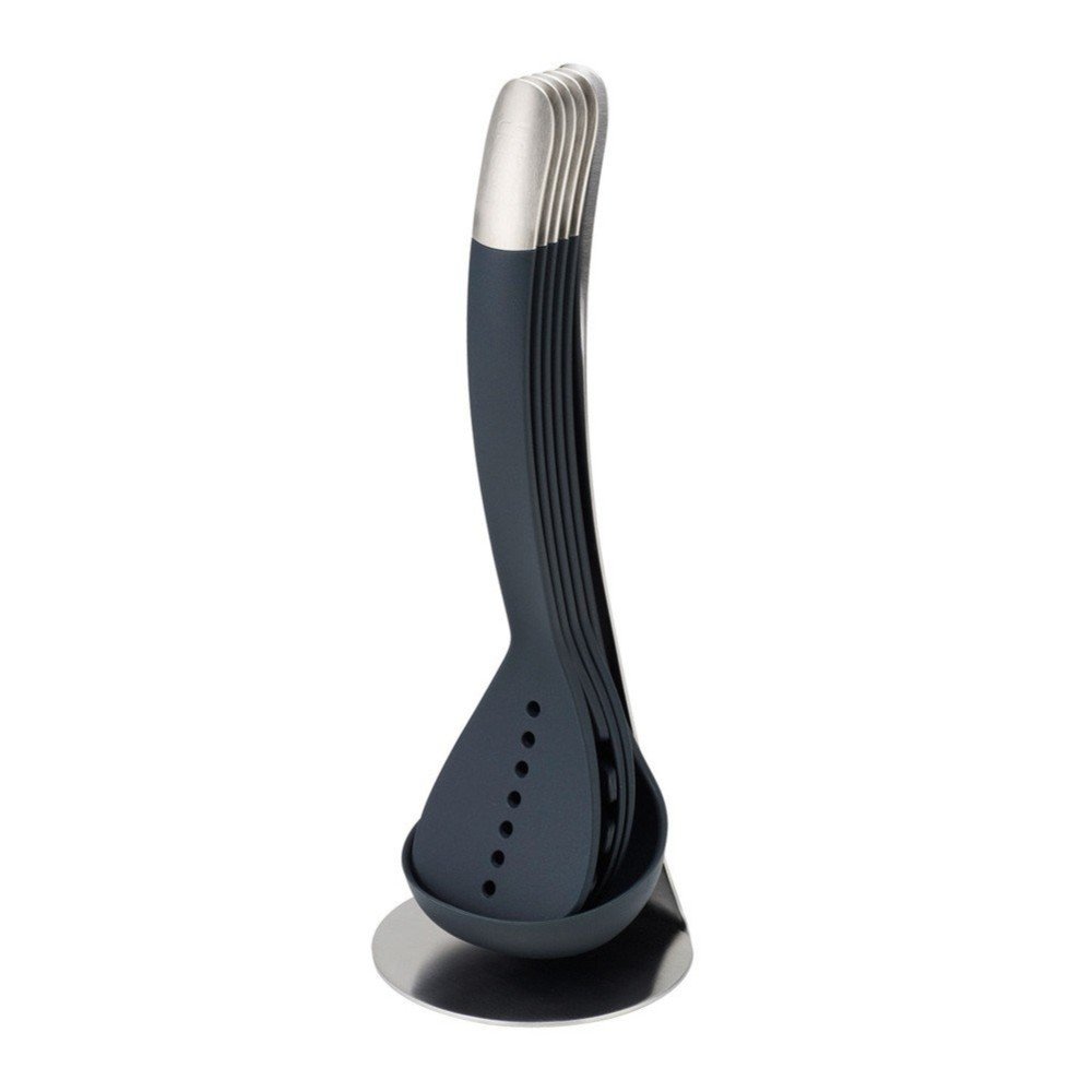 Set de ustensile de bucătărie cu suport 5 buc. Nest – Joseph Joseph
