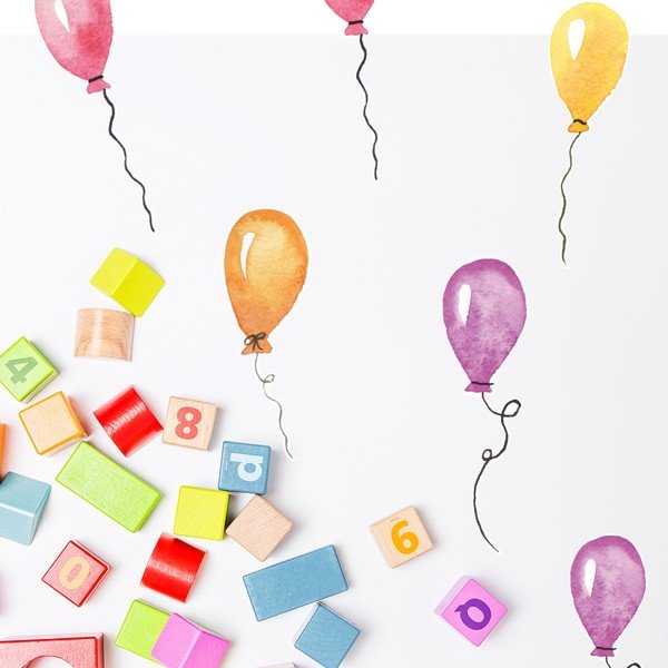 Set 36 autocolante Walplus Baloons-image-4