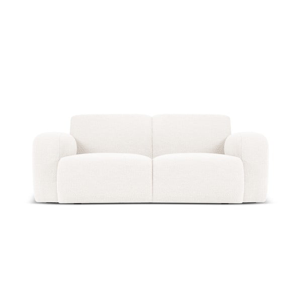 Canapea albă cu tapițerie din stofă bouclé 170 cm Molino – Micadoni Home