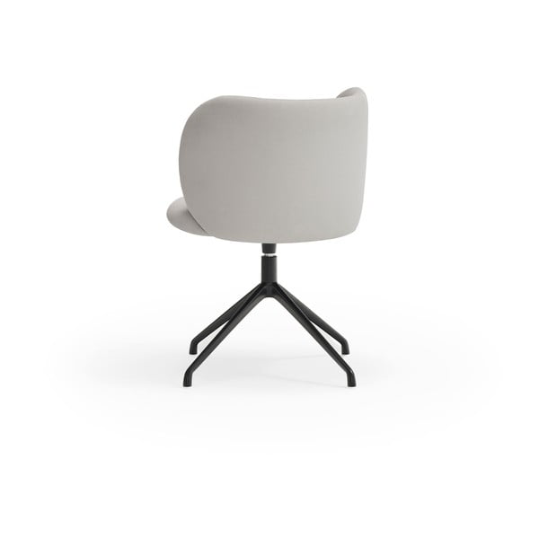 Scaun de sufragerie gri deschis tapițat Mogi – Teulat-image-4