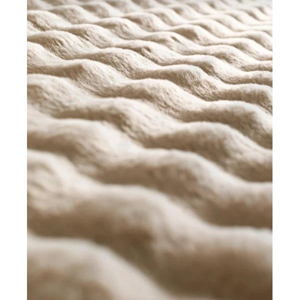 Covor bej lavabil rotund ø 80 cm Bubble Cream – Mila Home-image-3