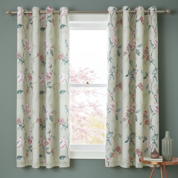 Set 2 draperii Catherine Lansfield Canterbury Floral Trail, 168 x 183 cm-image-2