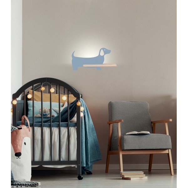 Corp de iluminat pentru copii albastru Dog – Candellux Lighting-image-2