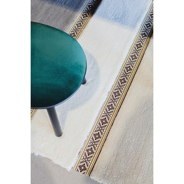 Taburet tapițat din catifea EMKO Naïve, verde-negru-image-3