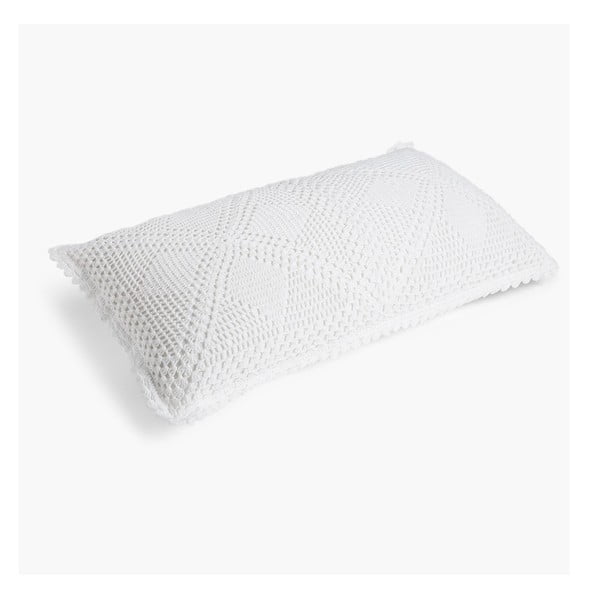 Husă pentru pernă Yamir, 30 x 60 cm, alb