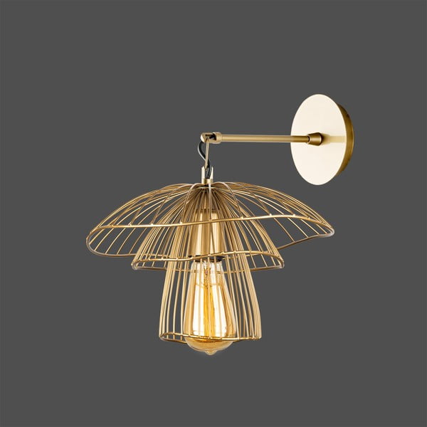 Aplică de perete Squid Lighting Root, înălțime 36 cm, auriu-image-1
