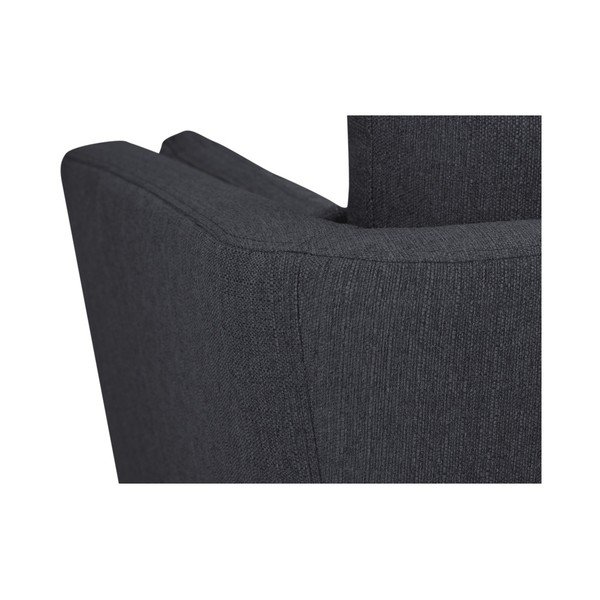 Fotoliu Mazzini Sofas Elena, gri închi-image-3