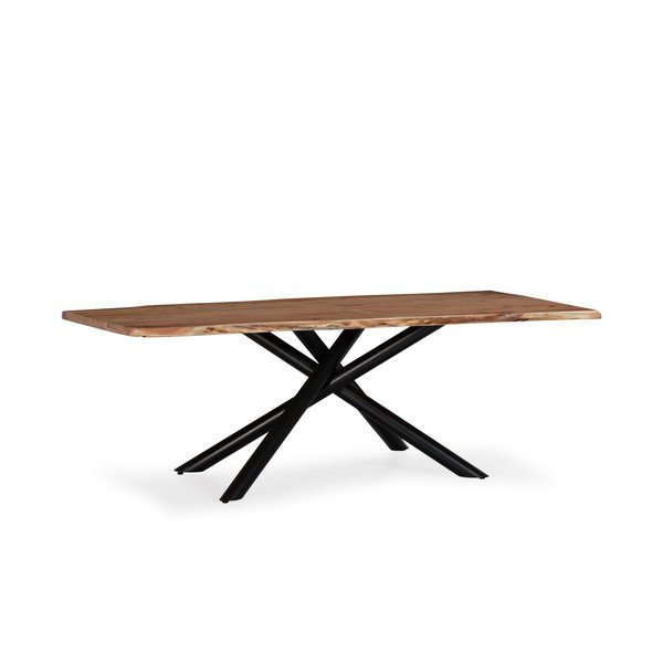 Masă de dining din lemn de acacia 100x220 cm Anuri – MOME