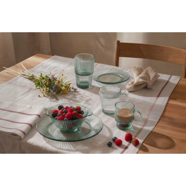 Cană verde din sticlă 310 ml Verde – Orion-image-1