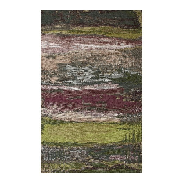 Covor Eco Rugs Green Abstract, 80 x 300 cm