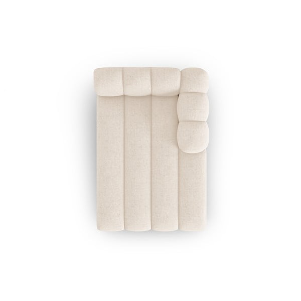 Șezlong crem (cu colț pe partea dreaptă) Lupine – Micadoni Home-image-3