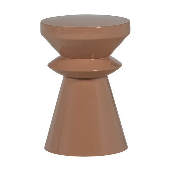 Măsuță auxiliară din metal ø 30 cm Fedde – WOOOD