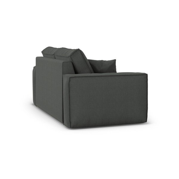 Canapea Cosmopolitan Design Miami, gri închis, 180 cm-image-3