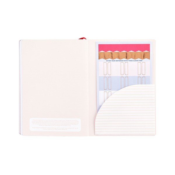 Agendă cu model de leopard A5 Busy B, 96 file, albastru deschis-image-2