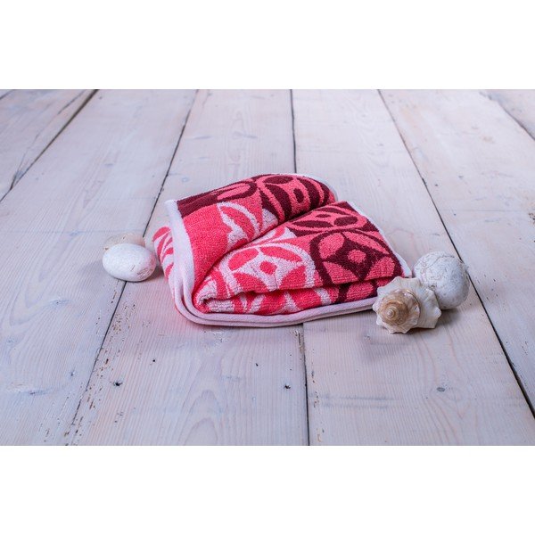 Prosop roz din bumbac 70x140 cm Compass – JAHU collections-image-1