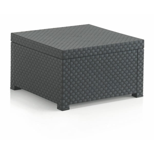 Măsuță de cafea pentru grădină din ratan artificial 56x56 cm – Juinsa