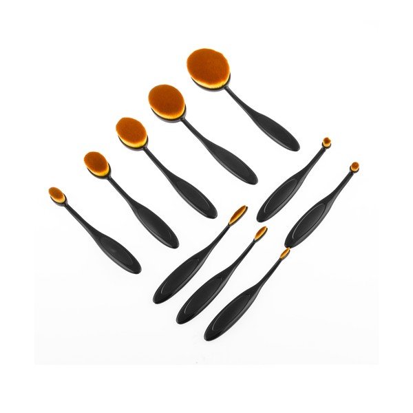Set 11 perii cosmetice ovale în cutie de depozitare InnovaGoods-image-3