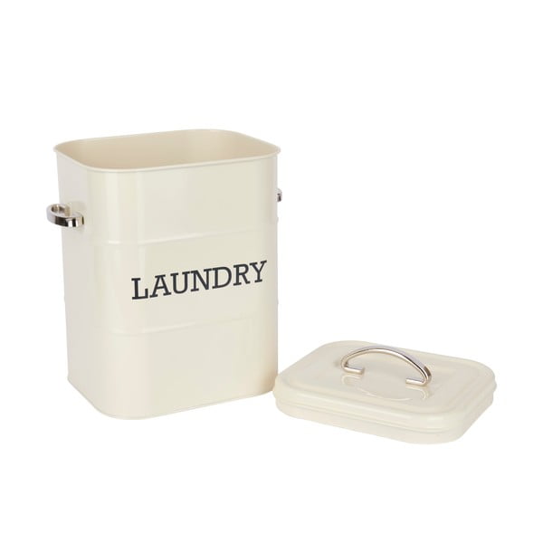 Cutie metalică pentru detergent pudră Kitchen Craft Living Nostalgia, crem-image-3