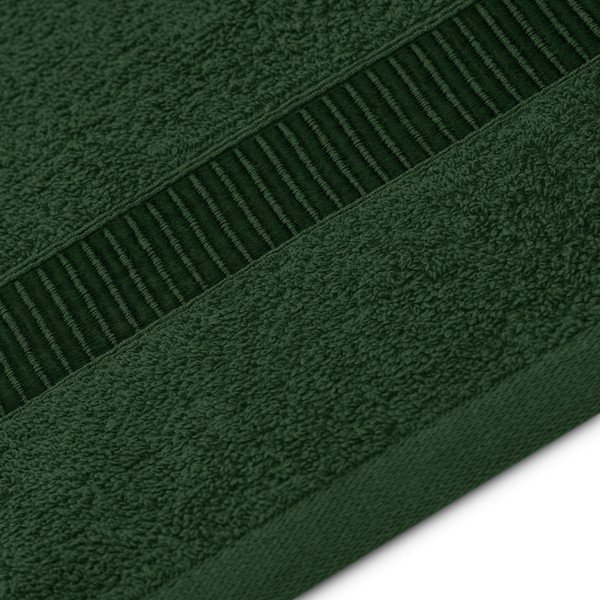 Prosoape de baie verde-închis 3 buc. din bumbac din frotir Avium – Restilo-image-2