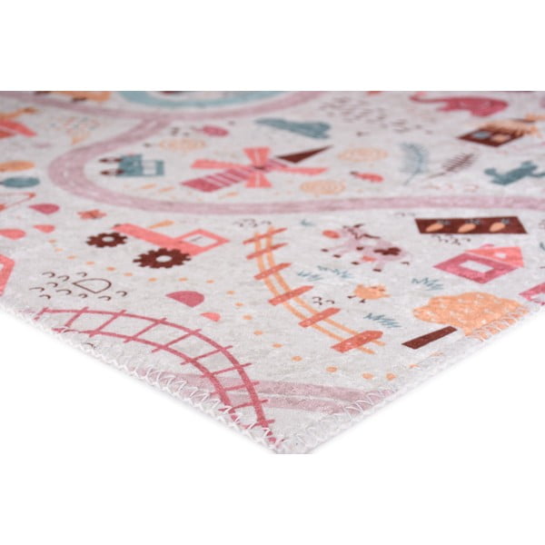 Covor pentru copii 100x160 cm Pastel Neighborhood – Vitaus-image-3