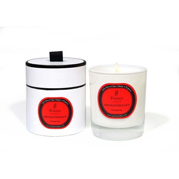 Lumânare parfumată Parks Candles London Aromatherapy, aromă de rodie, 50 ore