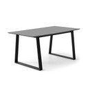 Masă de dining gri antracit extensibilă 90x165 cm Meza – Hammel Furniture