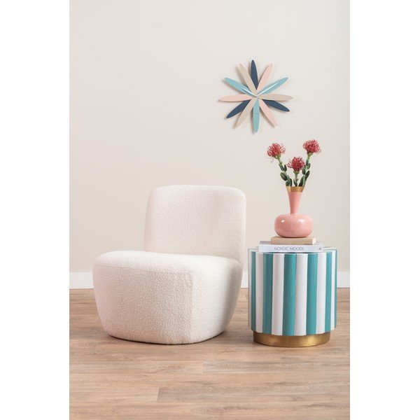 Măsuță auxiliară rotundă din metal ø 40 cm Candy Swirl – Leitmotiv-image-1