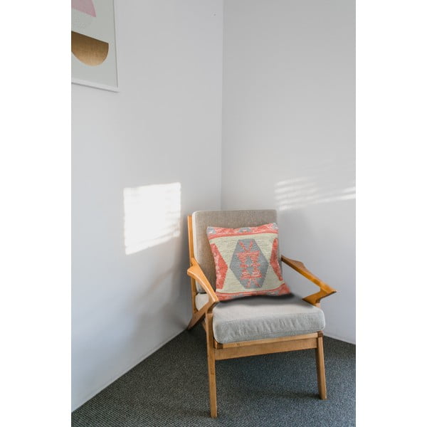 Pernă pentru exterior din plastic reciclat Green Decore Terracotta, 45 x 45 cm-image-3