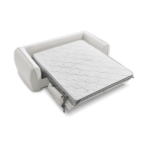 Canapea albă pentru dormitul zilnic/extensibilă 236 cm Archimede – Bobochic Paris-image-4