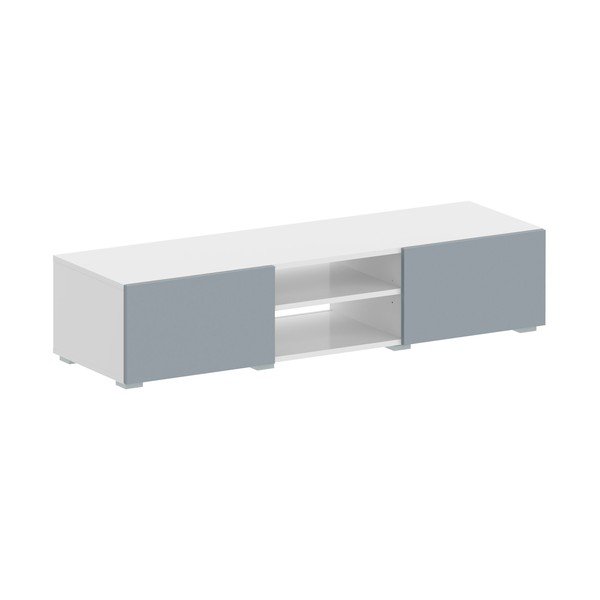 Comodă TV alb-gri 140x31 cm Podium – TemaHome-image-2