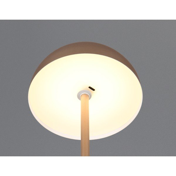 Veioză bronz LED cu abajur din metal (înălțime 21 cm) Munoz – Reality-image-1