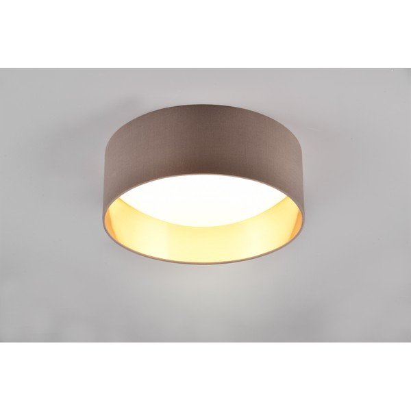 Plafonieră maro deschis LED ø 30 cm Locarno – Reality-image-1