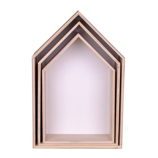 Set 3 rafturi de lemn House Nordic Verona-image-2