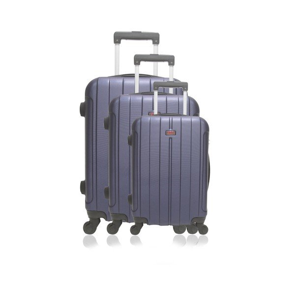 Set 4 geamantane cu roți Hero Fogo-C, albastru-image-1