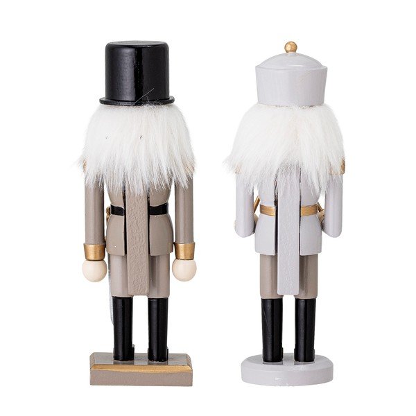 Set de 2 statuete din lemn Bloomingville Darren-image-1