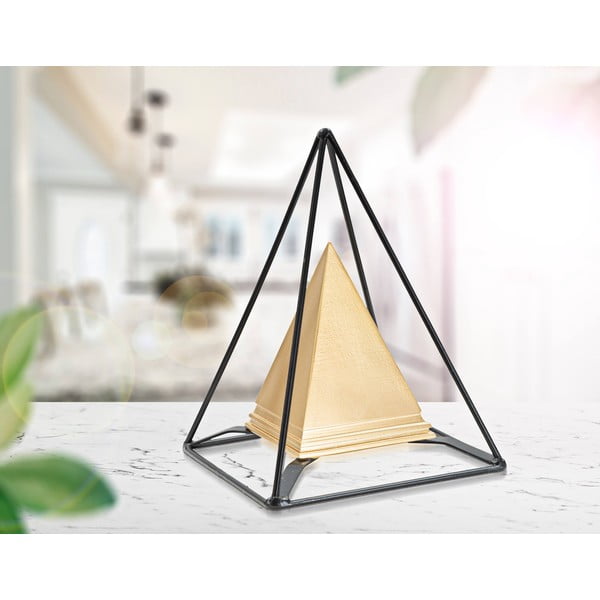 Statuetă metalică în decor auriu Mauro Ferretti Piramid-image-3