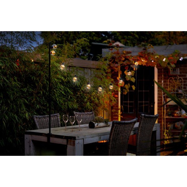 Ghirlandă luminoasă număr becuri 10 buc. solară lungime 220 cm – Esschert Design-image-1