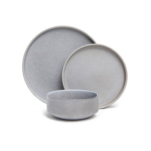 Set de 12 vase din gresie gri Bonami Selection Malia