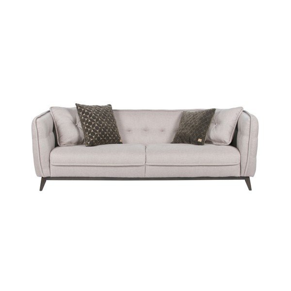 Canapea cu 3 locuri De Eekhoorn Charm, bej deschis-image-2