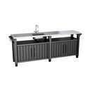 Bucătărie de grădină 237x52 cm Unity – Keter