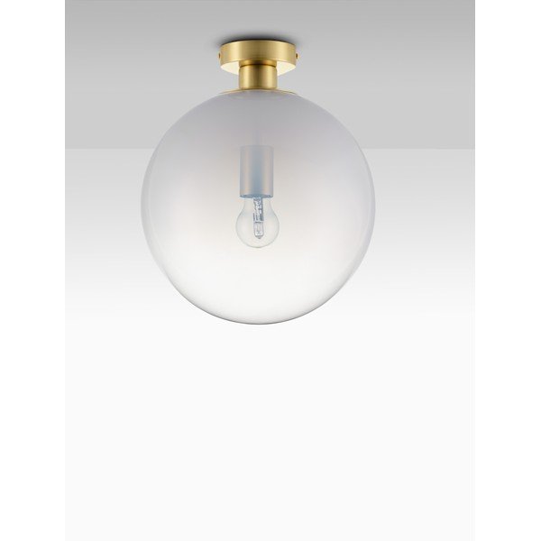 Plafonieră albă/aurie din sticlă Vita – Nova Luce-image-2