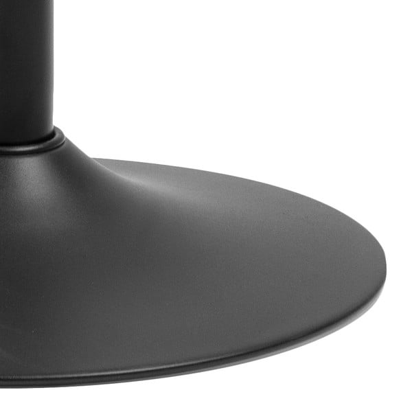 Scaun de bar negru cu înălțime ajustabilă din metal (înălțime șezut 59 cm) Finch – Actona-image-3