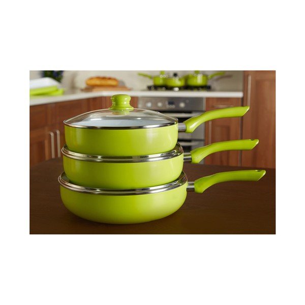 Tigaie cu capac Premier Housewares, ⌀ 26 cm, verde-image-1