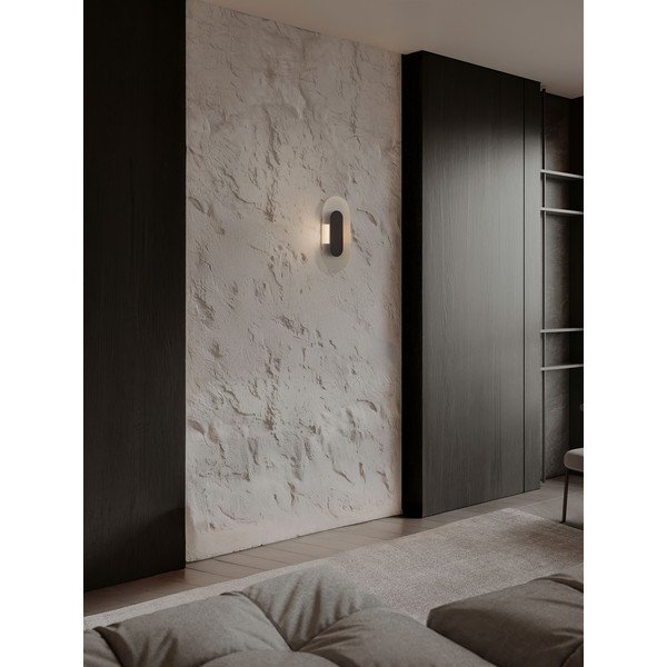 Aplică de perete negru-mat LED din metal Vetrio – Nova Luce-image-2