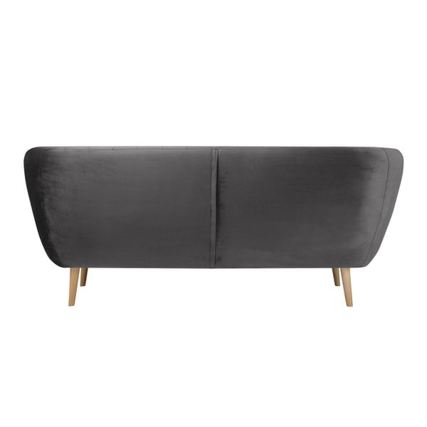 Canapea cu 3 locuri Mazzini Sofas BENITO, gri deschis-image-2